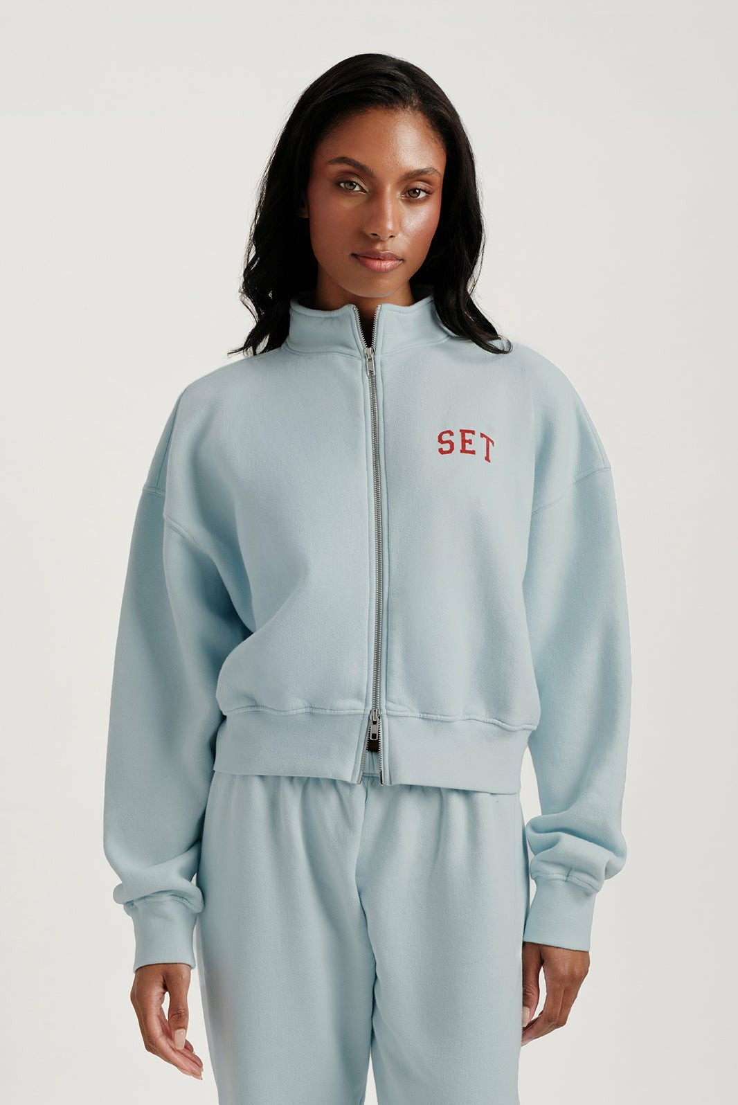SET ACTIVE Online | MIDWEIGHT SWEATS STAPLE SET FUNNEL ZIP - VERSE