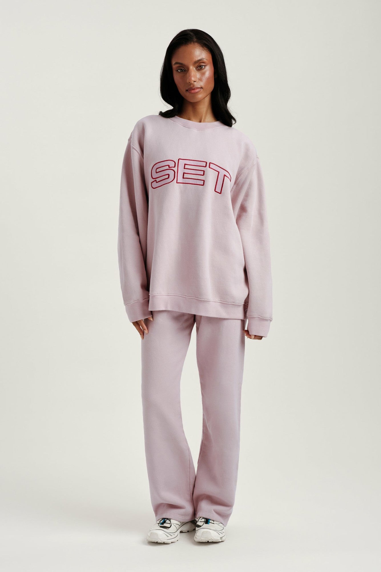 SET ACTIVE Outlets | MIDWEIGHT SWEATS STAPLE STRAIGHT LEG SWEATPANTS - SONNET