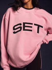 SET ACTIVE Online | MIDWEIGHT SWEATS STAPLE SET LAYERED CREWNECK - SWIRL