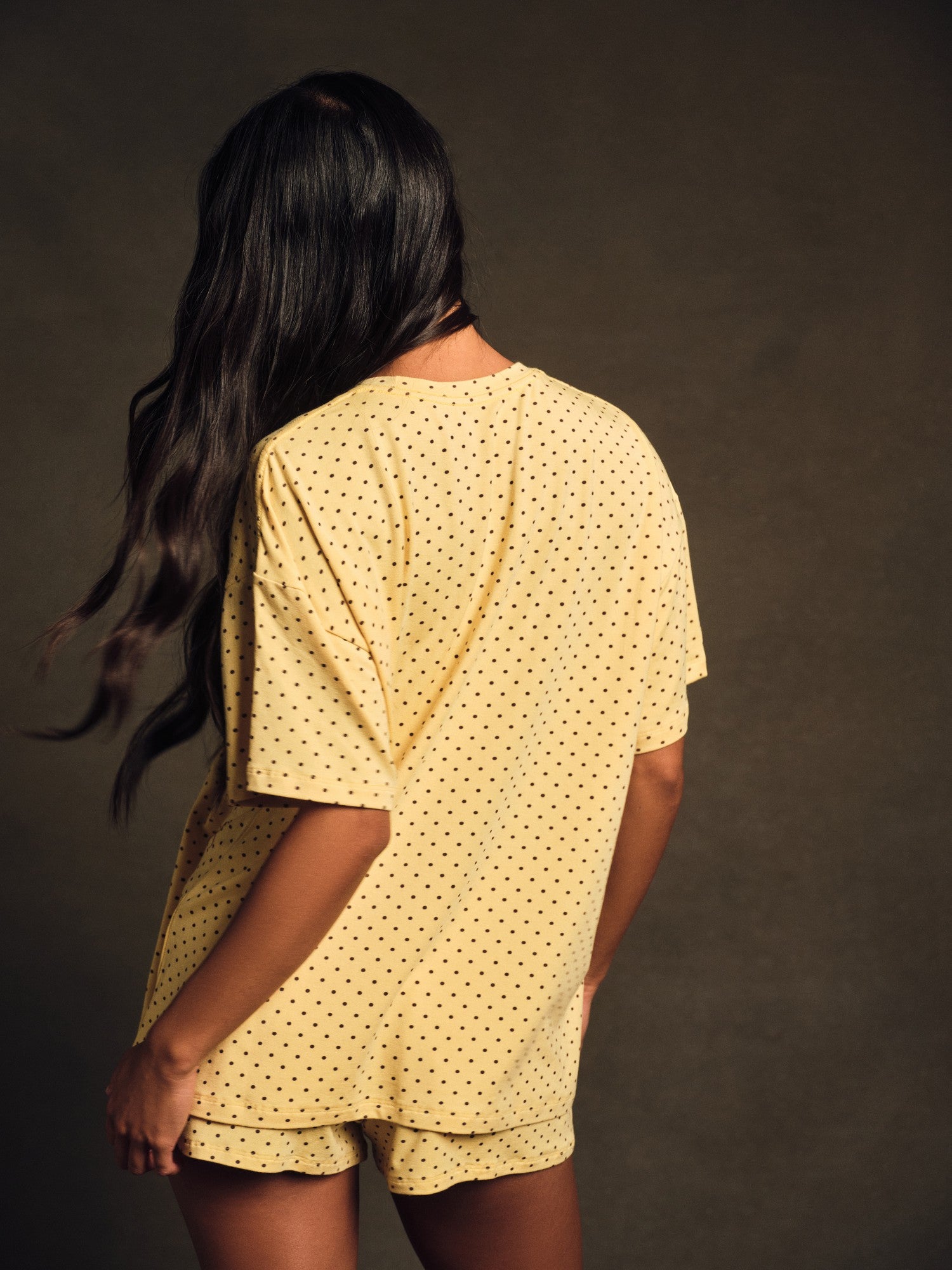 SET ACTIVE Discount | SLEEP JERSEY COMFORT POLKA DOT BOXY TEE - SPARKLER