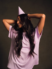 SET ACTIVE Website Store | SLEEP JERSEY COMFORT STRIPE BOXY TEE - BUTTERCREAM