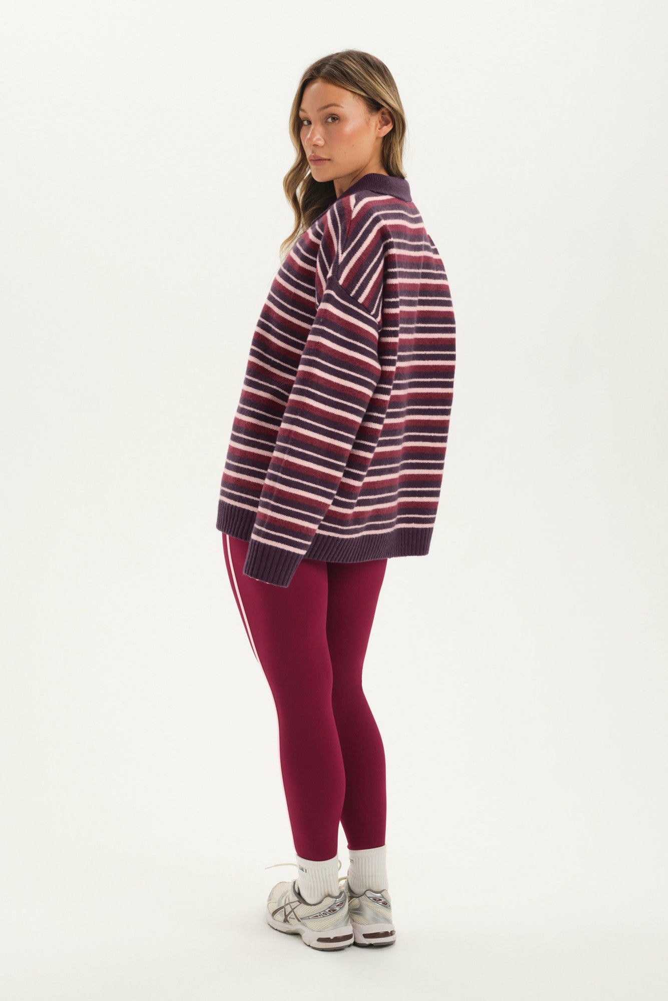 SET ACTIVE Outlets | STUDIO KNIT STUDIO KNIT ALEX POLO - POPPY