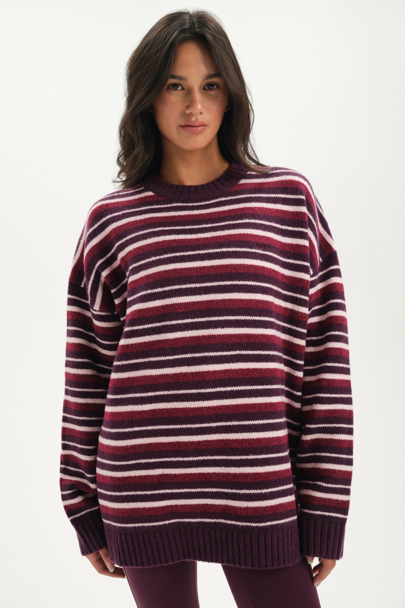 SET ACTIVE Online | STUDIO KNIT STUDIO KNIT CREWNECK - POPPY