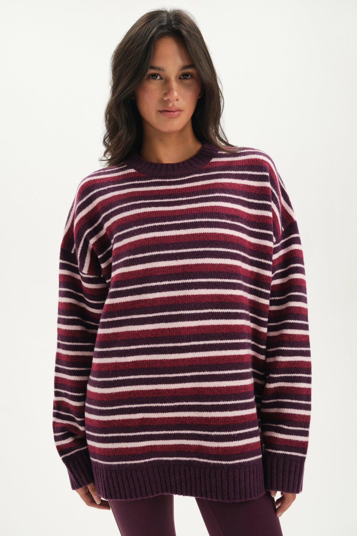 SET ACTIVE Online | STUDIO KNIT STUDIO KNIT CREWNECK - POPPY