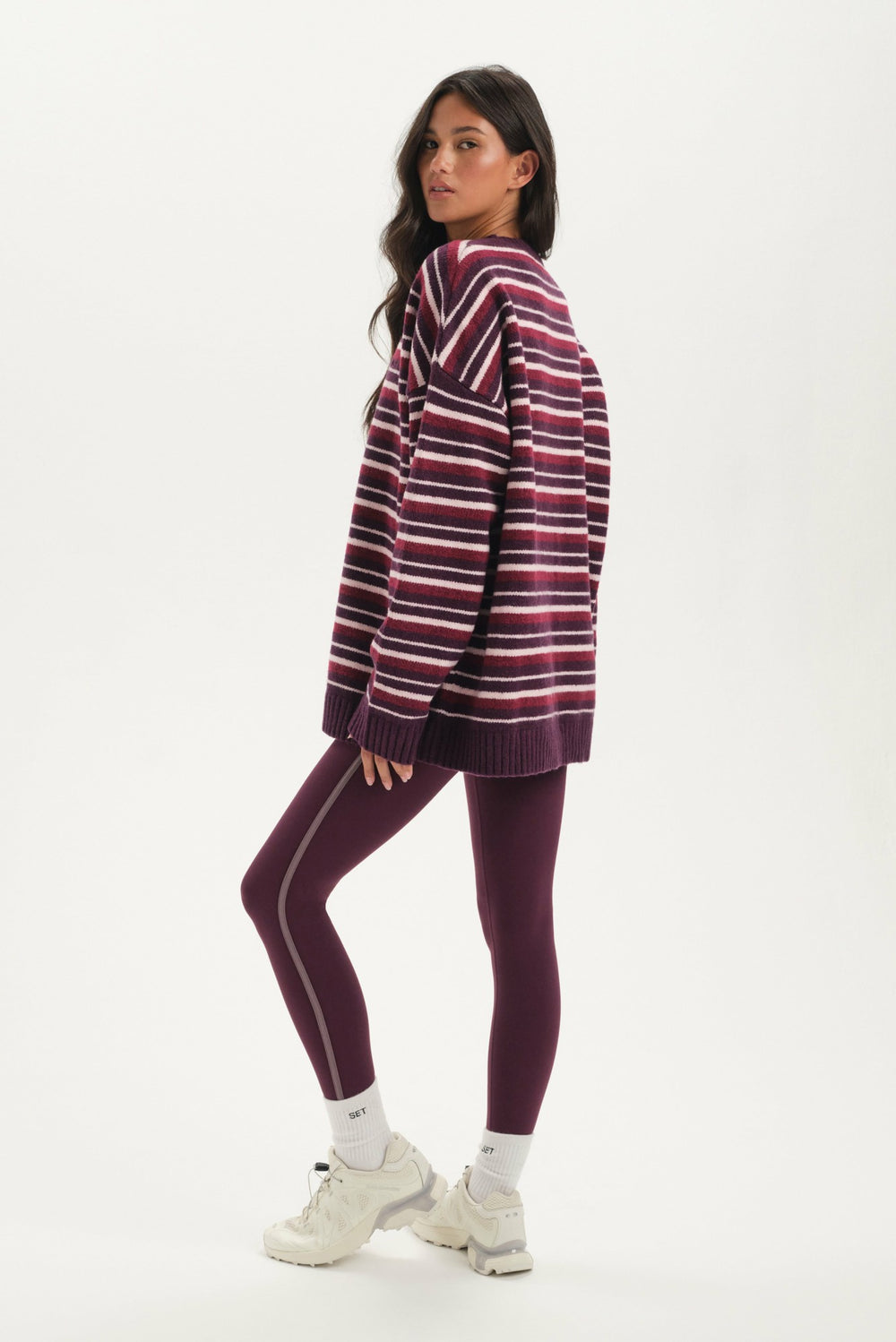 SET ACTIVE Online | STUDIO KNIT STUDIO KNIT CREWNECK - POPPY