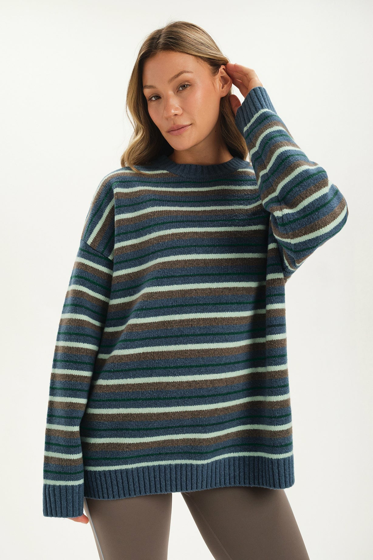 SET ACTIVE Discount | STUDIO KNIT STUDIO KNIT CREWNECK - NORDIC
