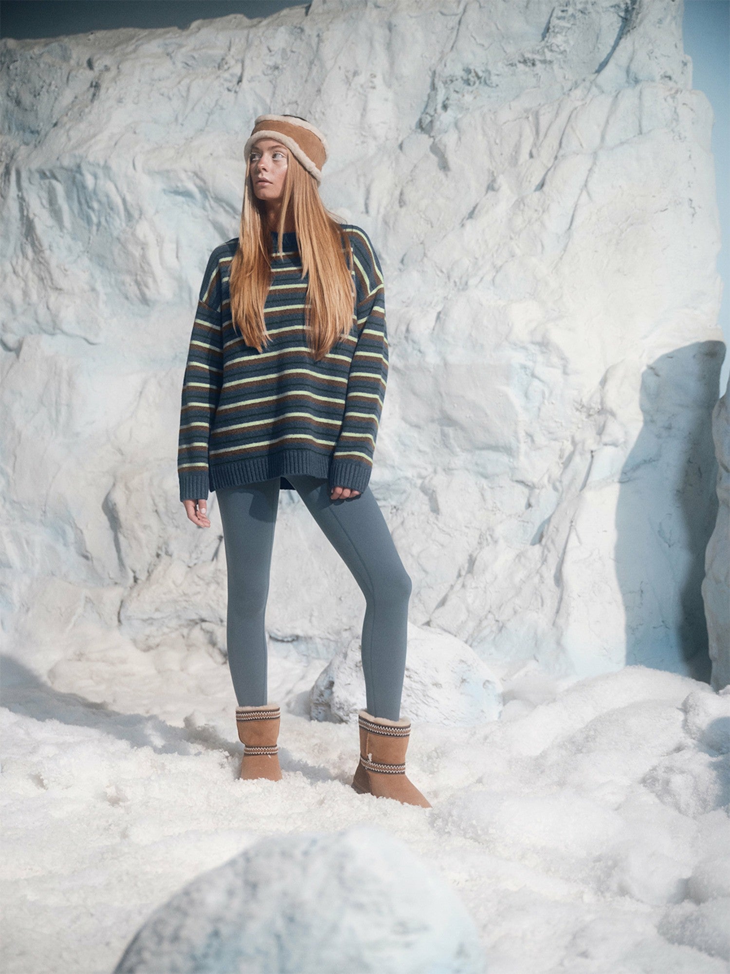 SET ACTIVE Discount | STUDIO KNIT STUDIO KNIT CREWNECK - NORDIC