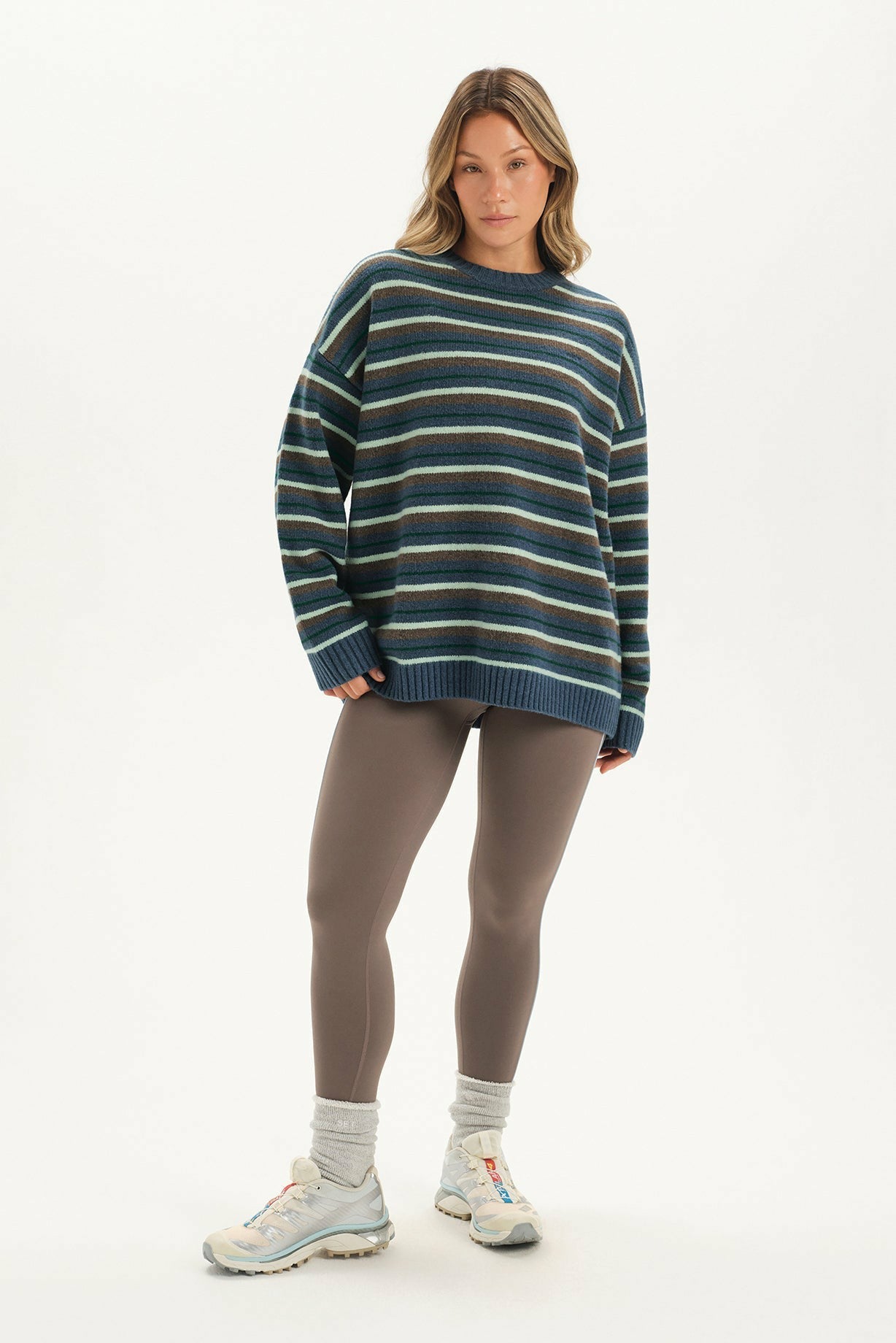 SET ACTIVE Discount | STUDIO KNIT STUDIO KNIT CREWNECK - NORDIC