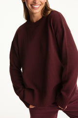 SET ACTIVE Website Store | SET X PARKE COTTON CREWNECK - RHUBARB