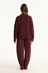 SET ACTIVE Website Store | SET X PARKE COTTON CREWNECK - RHUBARB