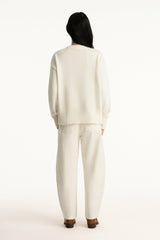SET ACTIVE US | SET X PARKE COTTON CREWNECK - CREAM