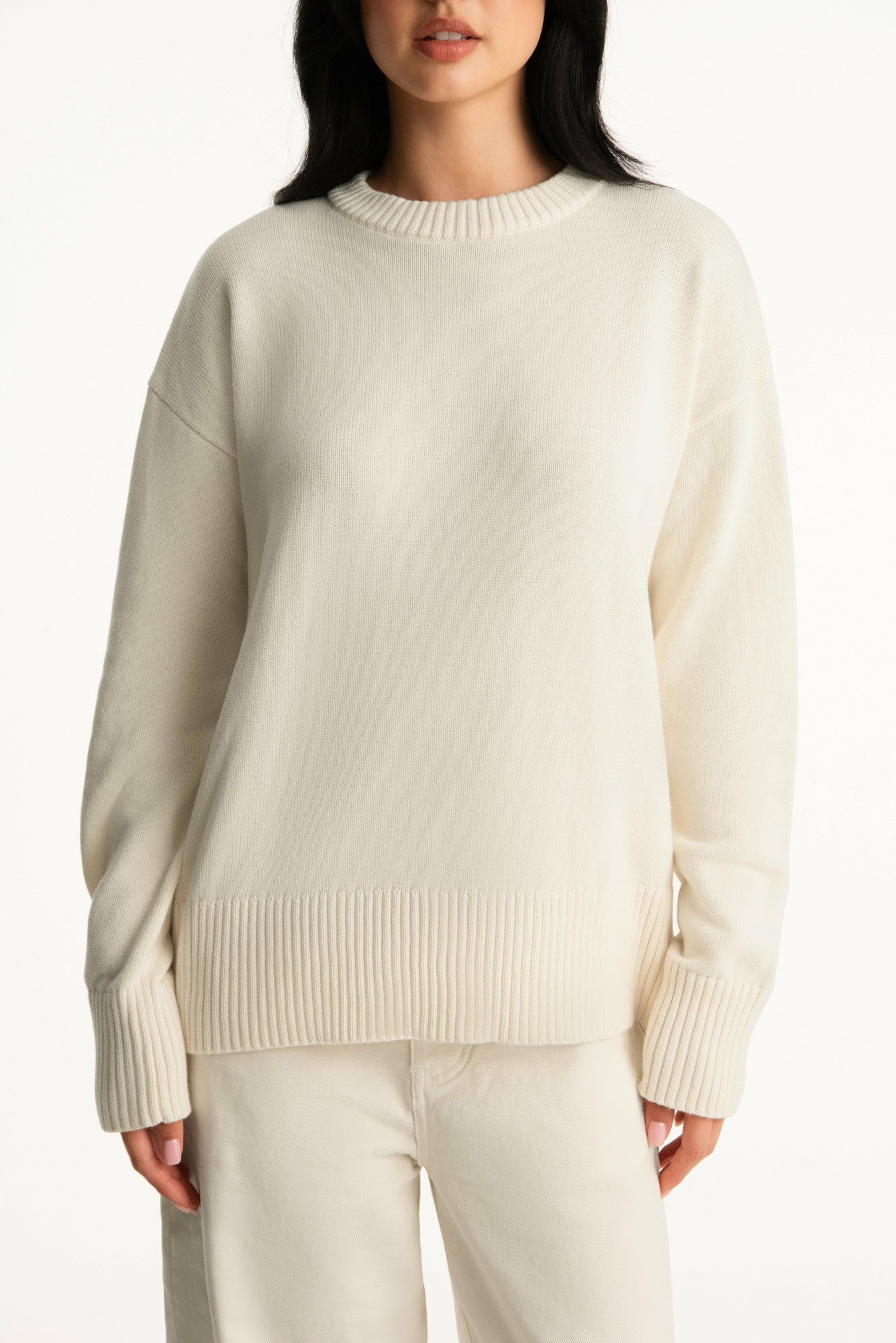 SET ACTIVE US | SET X PARKE COTTON CREWNECK - CREAM