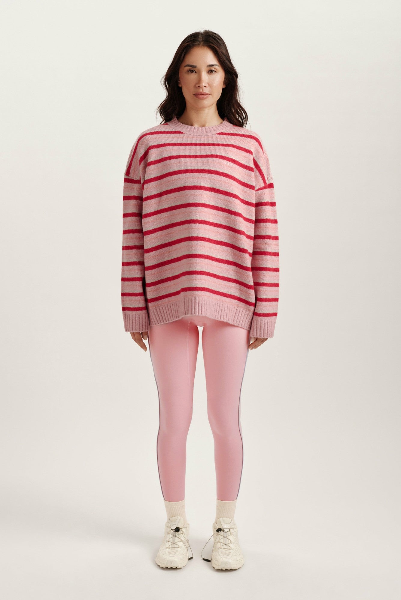 SET ACTIVE For Sale | STUDIO KNIT STUDIO KNIT CREWNECK - BLUSH