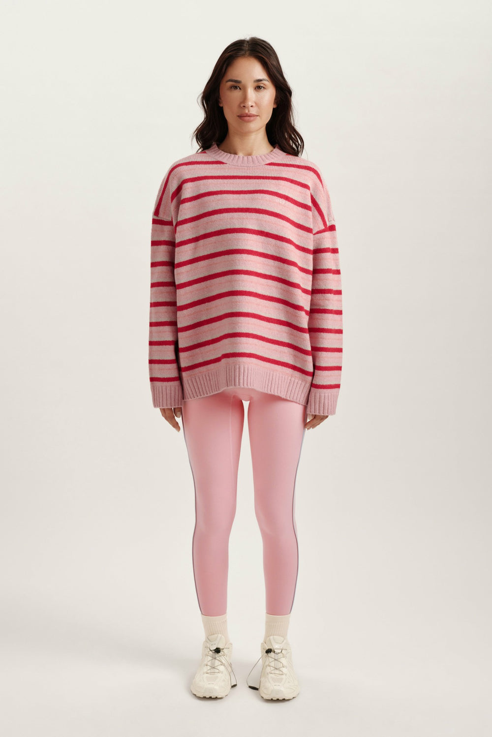 SET ACTIVE For Sale | STUDIO KNIT STUDIO KNIT CREWNECK - BLUSH