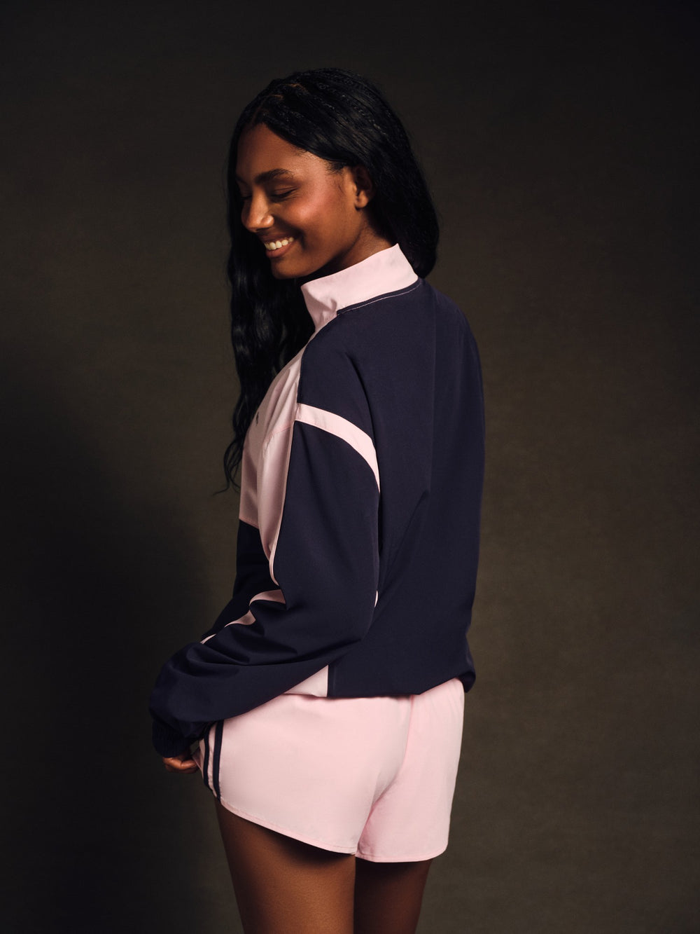 SET ACTIVE Outlets | NYLON TRACK 90'S PULLOVER - CONFETTI