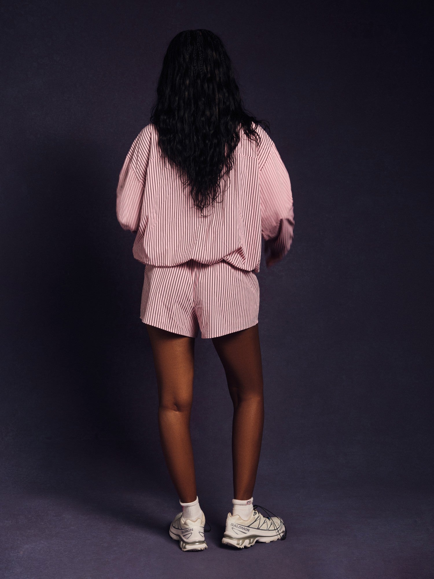 SET ACTIVE Sale | NYLON TRACK STRIPE LIFESTYLE ZIP UP - SWIRL