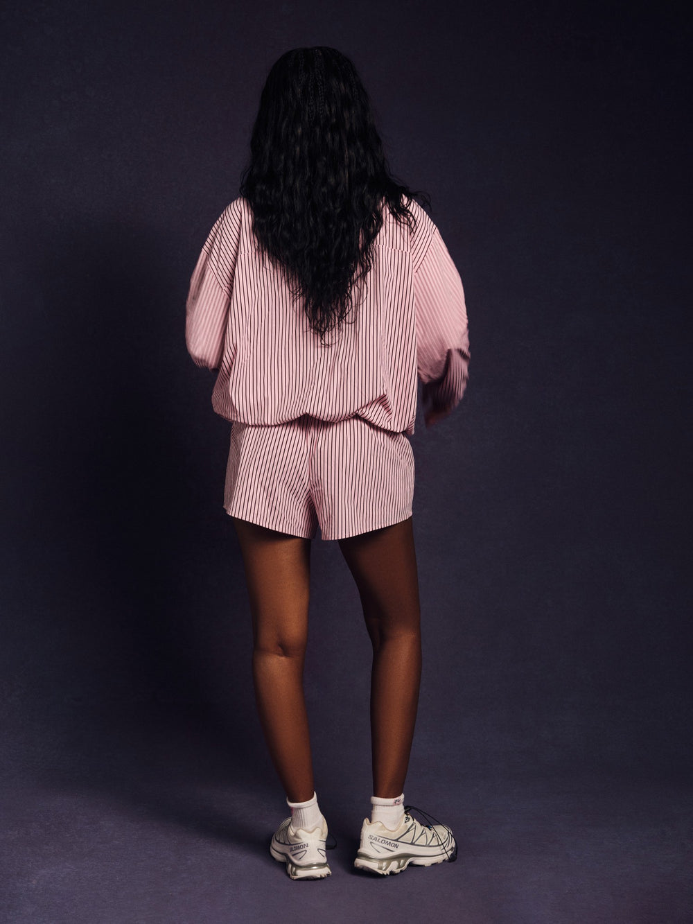 SET ACTIVE Sale | NYLON TRACK STRIPE LIFESTYLE ZIP UP - SWIRL