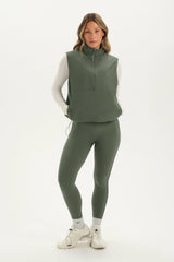 SET ACTIVE Sale | MICROFLEECE/NYLON DUET REVERSIBLE VEST - GROTTO