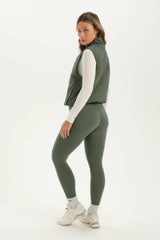 SET ACTIVE Sale | MICROFLEECE/NYLON DUET REVERSIBLE VEST - GROTTO