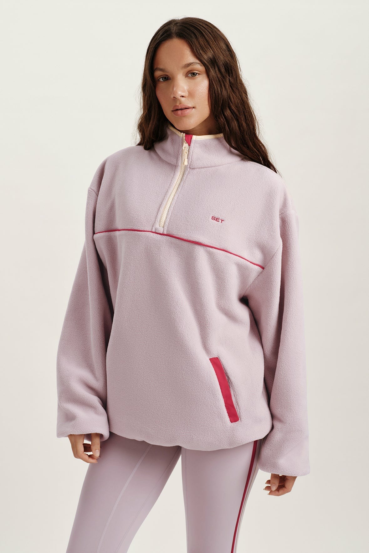 SET ACTIVE US | MICROFLEECE HALF ZIP - SONNET