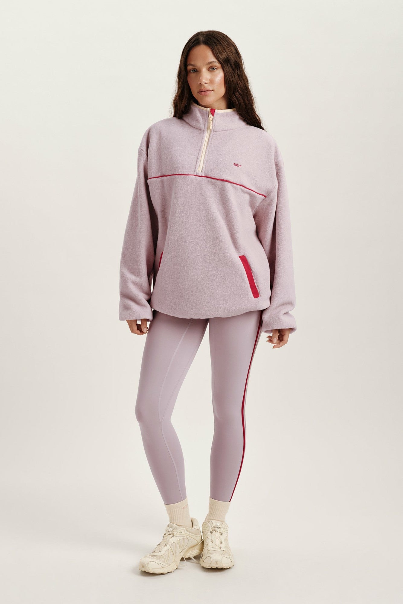 SET ACTIVE US | MICROFLEECE HALF ZIP - SONNET