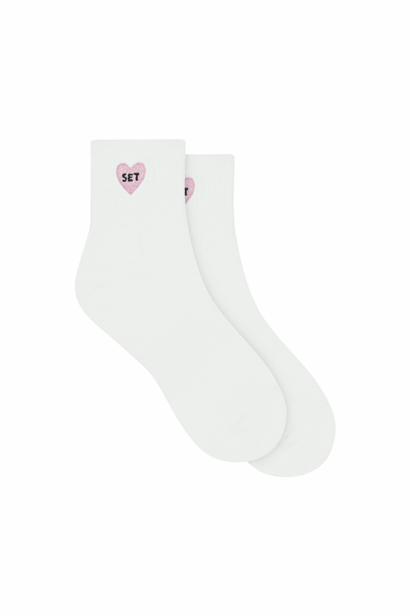 SET ACTIVE US | I LOVE SET SHORTY SOCKS - ICING