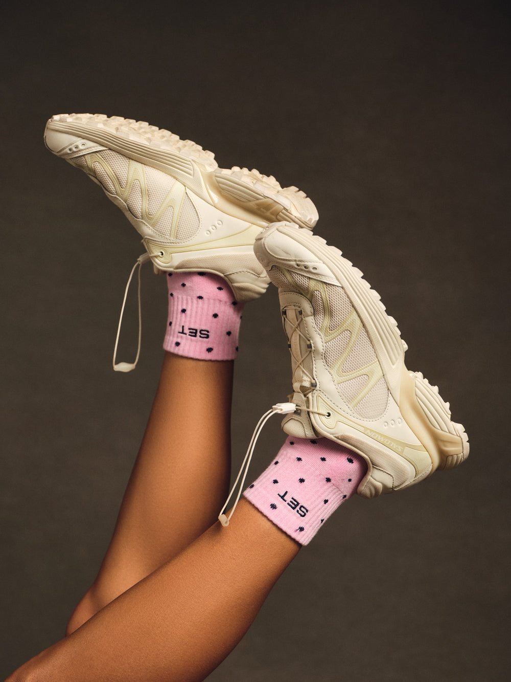 SET ACTIVE Outlets | SET POLKA DOT SHORTY SOCKS - PINK CONFETTI