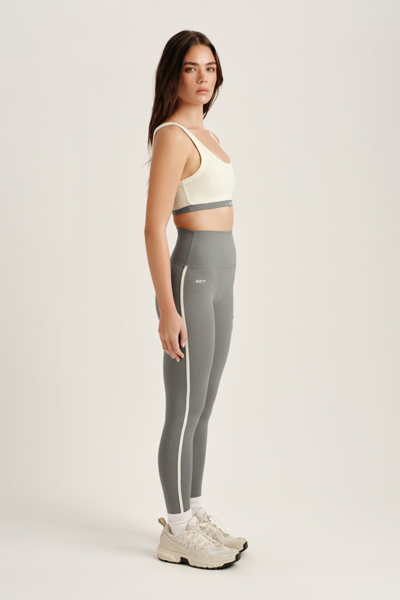 SET ACTIVE Online | SPORTBODY® SPORTY STRIPE LEGGINGS - LO-FI