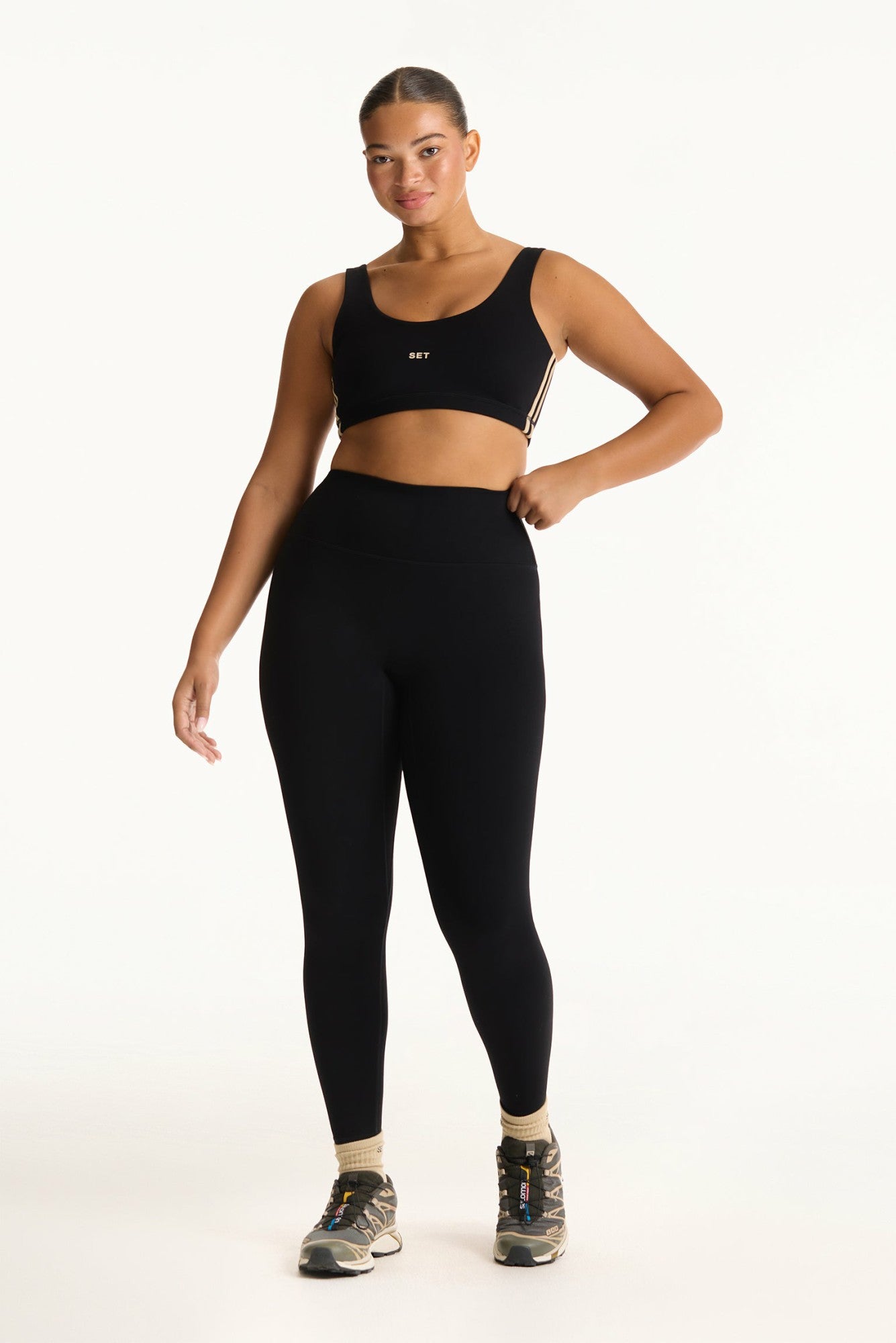 SET ACTIVE Discount | SPORTBODY® SPORTY HIGH-RISE LEGGINGS - MARLIN