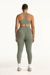SET ACTIVE US | SPORTBODY® SPORTY HIGH-RISE LEGGINGS - KELP