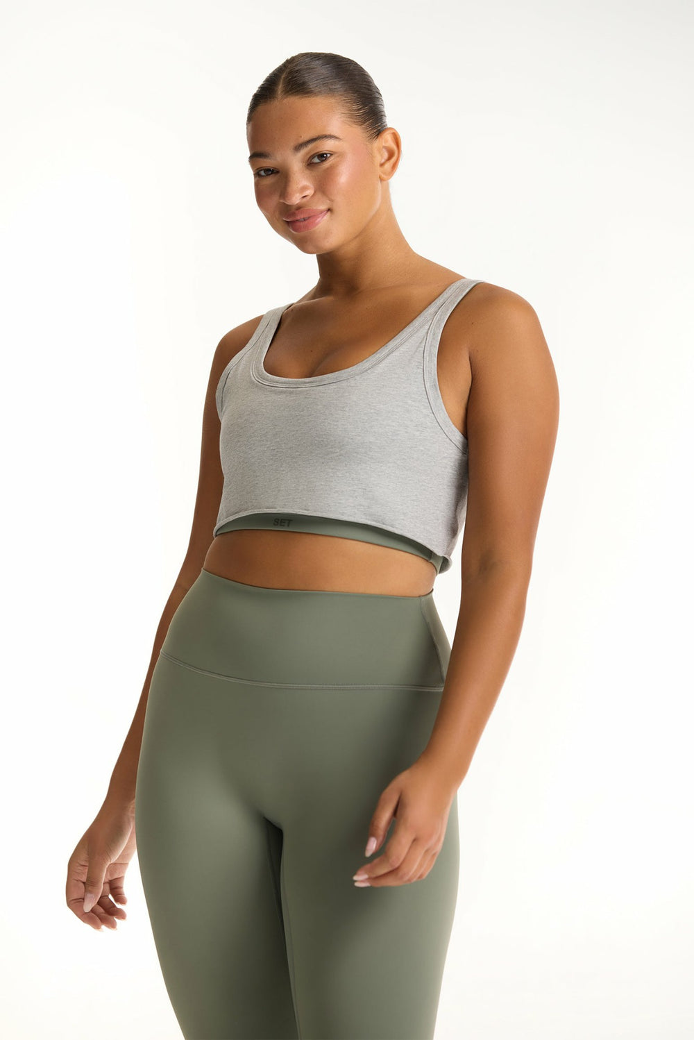 SET ACTIVE For Sale | SPORTBODY® SPORTY ROSTER BRA - KELP