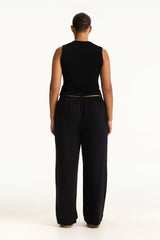 SET ACTIVE Online | RIBBED MODAL BODY MUSCLE TANK - ONYX