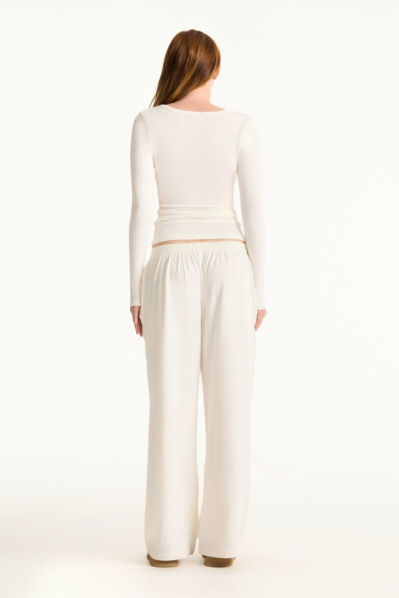 SET ACTIVE Website Store | HEAVY COTTON EASY BOXER PANTS - BLANC