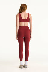 SET ACTIVE Outlet | BREATHE 1.0 CONTRAST WRAP BRA - SNAPPER