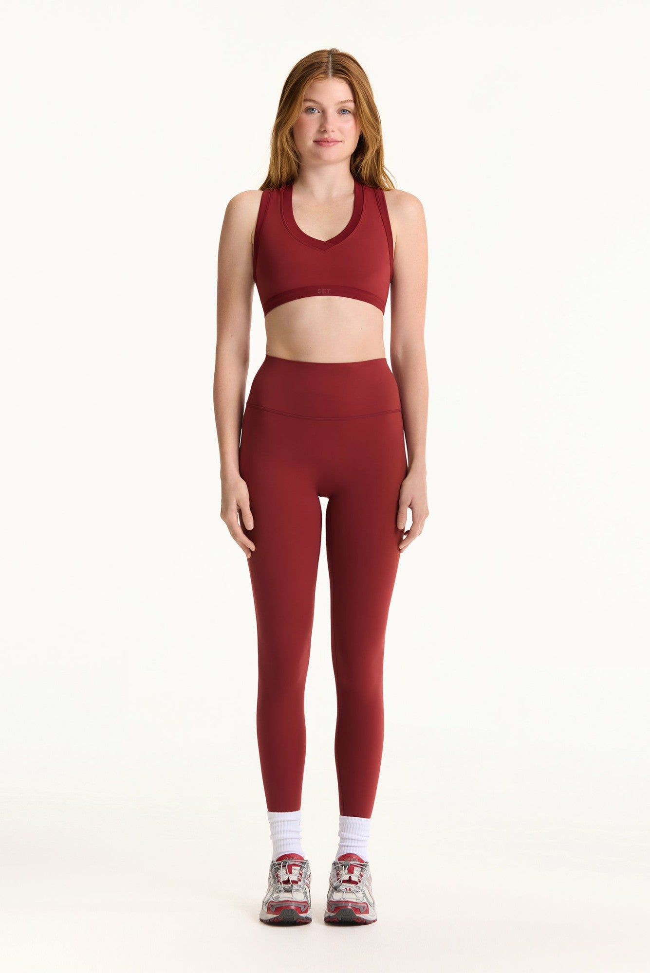 SET ACTIVE US | BREATHE 1.0 HIGH-RISE LEGGINGS - SNAPPER