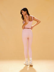 SET ACTIVE US | BREATHE 1.0CONTRAST DOUBLE STRAP TANK - BLOOM
