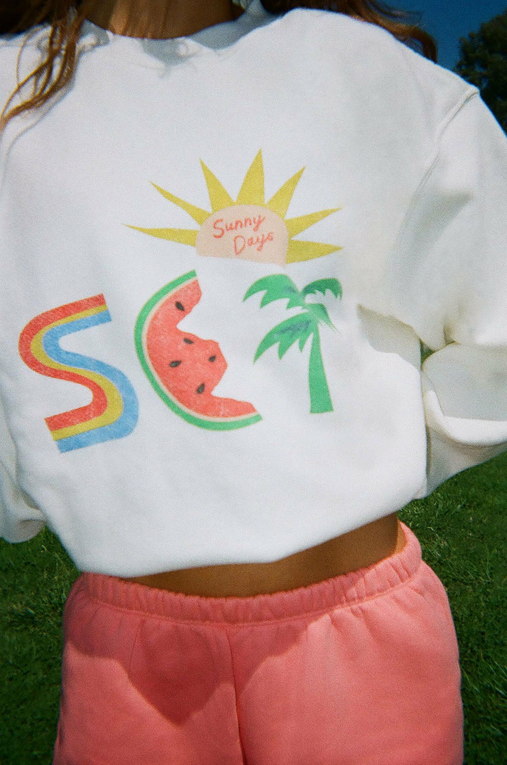 SET ACTIVE Outlets | MIDWEIGHT SWEATS STAPLE SET SUNNY DAYS CREWNECK - HAVEN