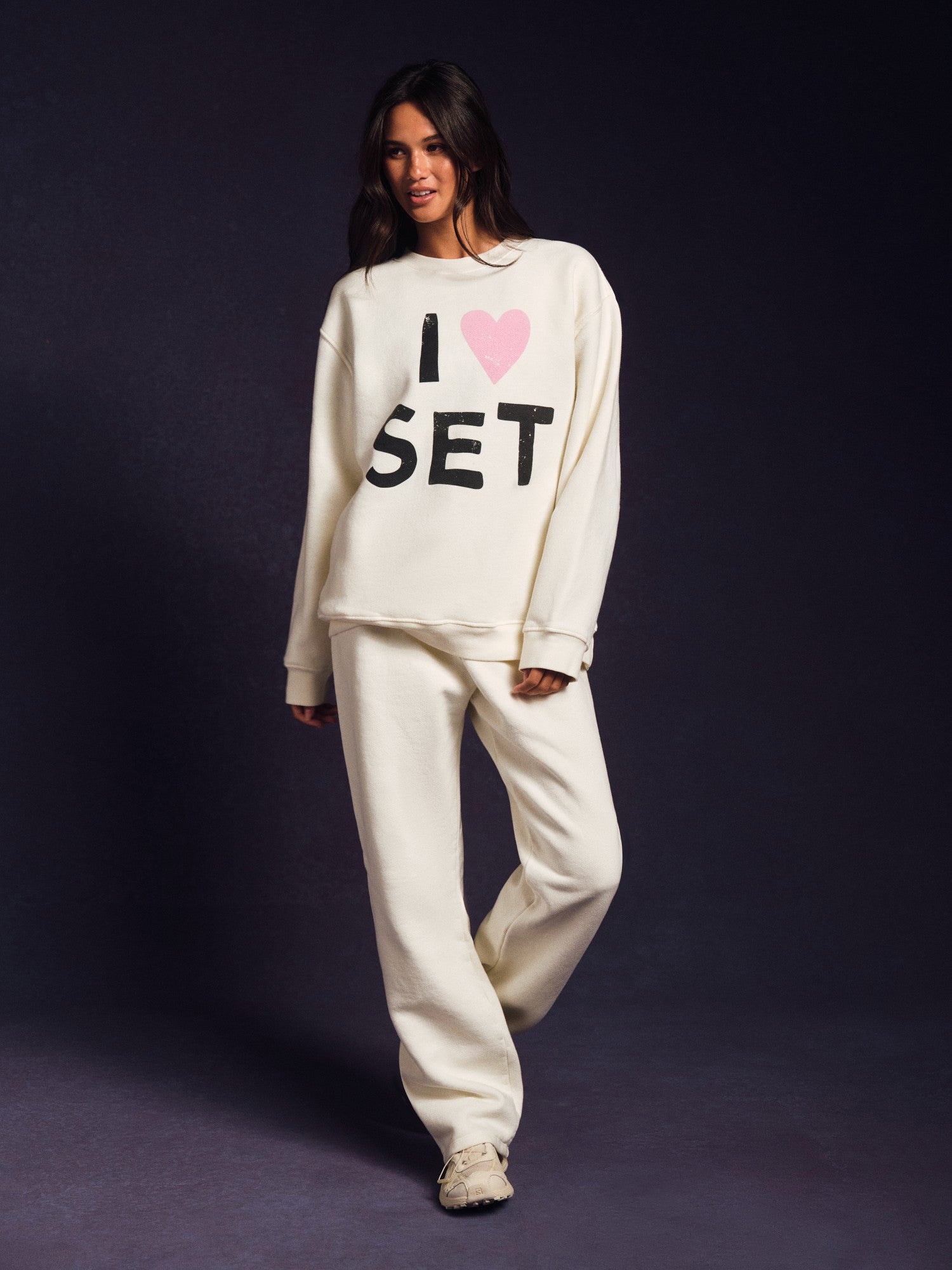 SET ACTIVE Sale | MIDWEIGHT SWEATS STAPLE STRAIGHT LEG SWEATPANTS - ICING