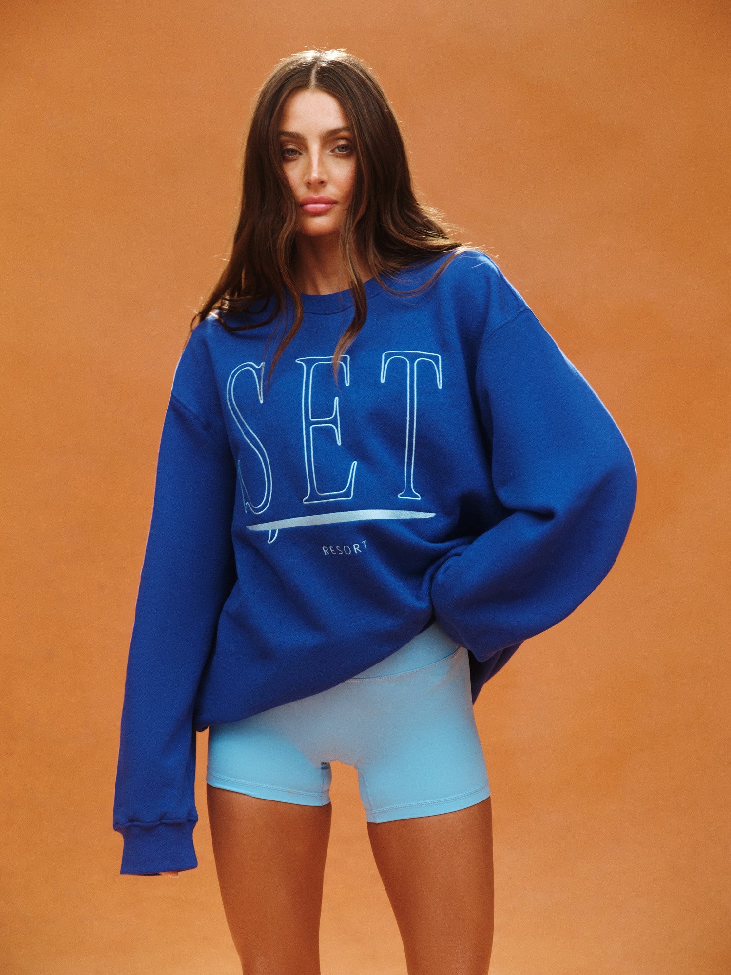SET ACTIVE Outlets | MIDWEIGHT SWEATS STAPLE SET RESORT CREWNECK - MAUI