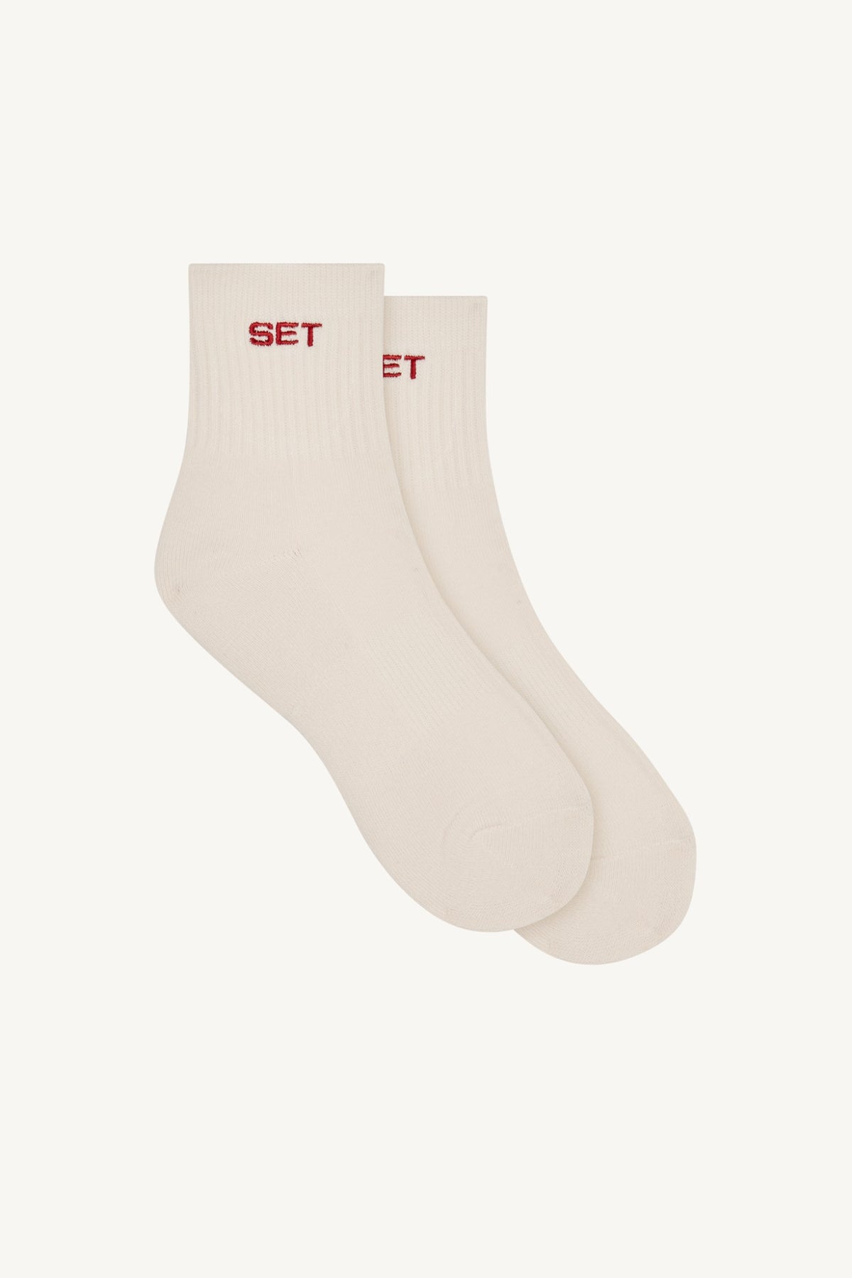 SET ACTIVE Discount | SET SHORTY SOCKS - CREAM/VERSE