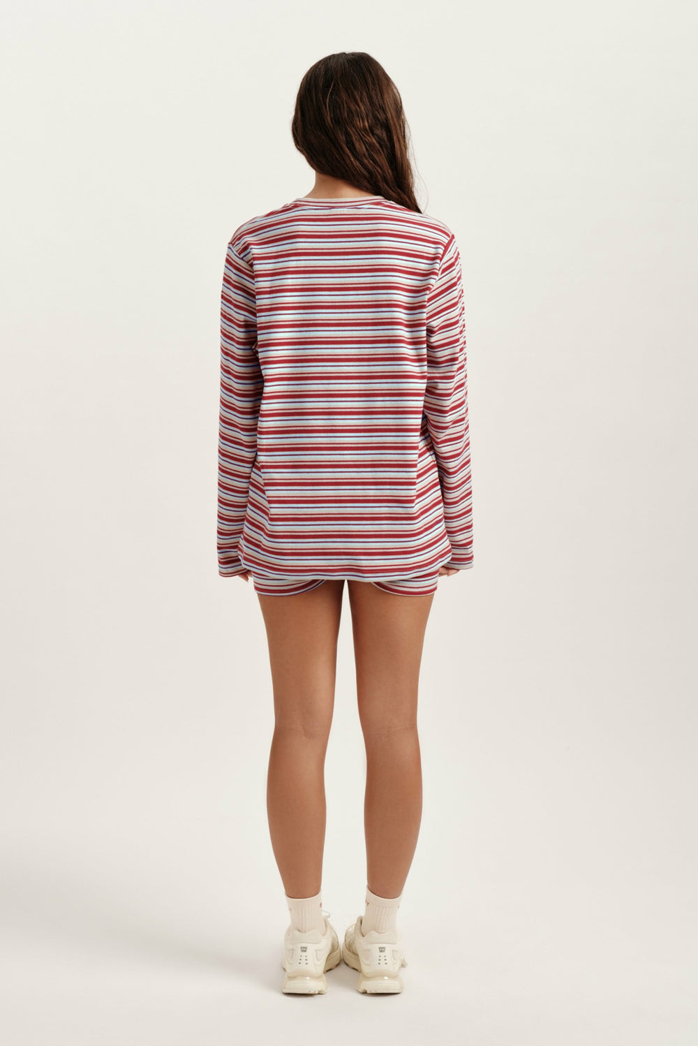 SET ACTIVE Sale | STRIPE JERSEY STRIPE OVERSIZED LONG SLEEVE - LYRIC