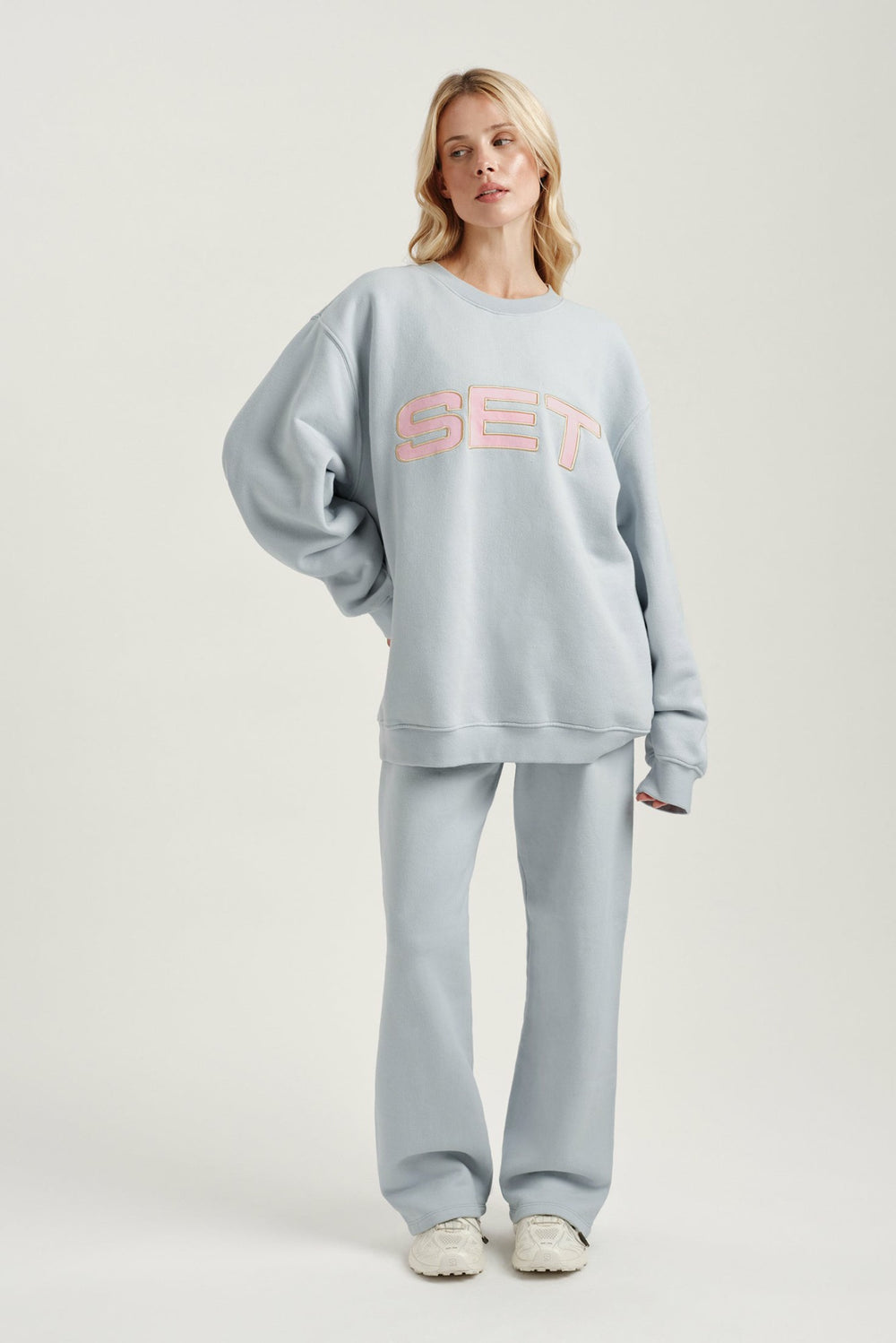 SET ACTIVE For Sale | MIDWEIGHT SWEATS STAPLE SET CREWNECK - BLUSH