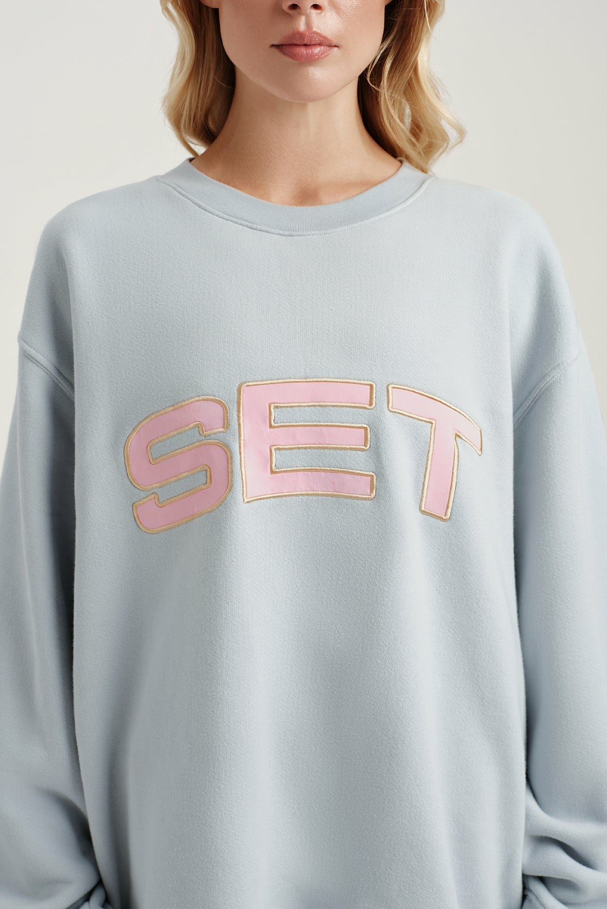 SET ACTIVE For Sale | MIDWEIGHT SWEATS STAPLE SET CREWNECK - BLUSH