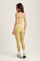SET ACTIVE Discount | BREATHE 1.0 LAYERED MOVE TANK - BUTTER