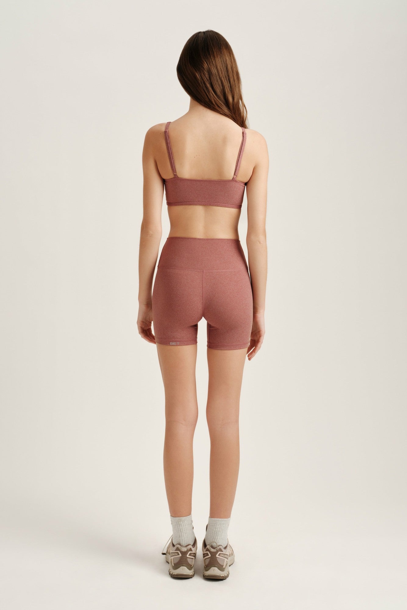 SET ACTIVE Sale | SPORTBODY® SPORTY STITCH BRA - SEPIA