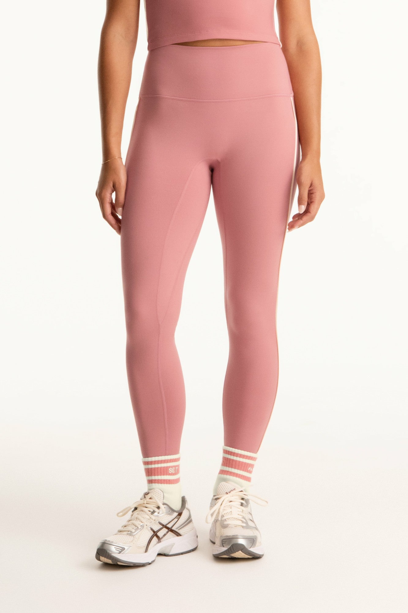 SET ACTIVE US | FORMCLOUD® CLOUD PARKE PIPE HIGH-RISE LEGGINGS - BAKED 1.0