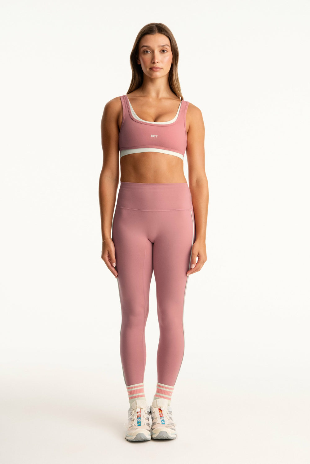 SET ACTIVE US | FORMCLOUD® CLOUD PARKE PIPE HIGH-RISE LEGGINGS - BAKED 1.0