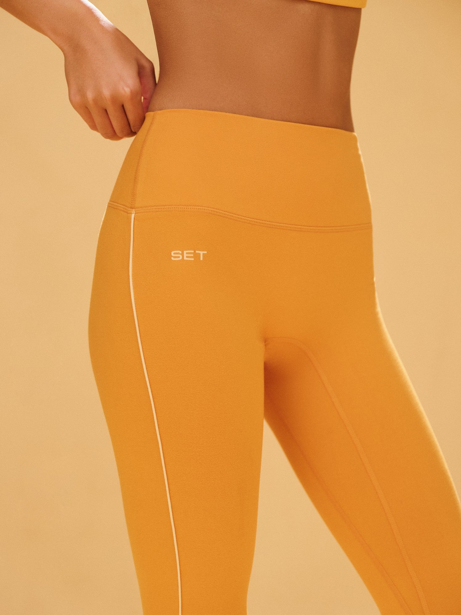 SET ACTIVE Discount | FORMCLOUD® CLOUD PIPE LEGGINGS - ORANGE SODA