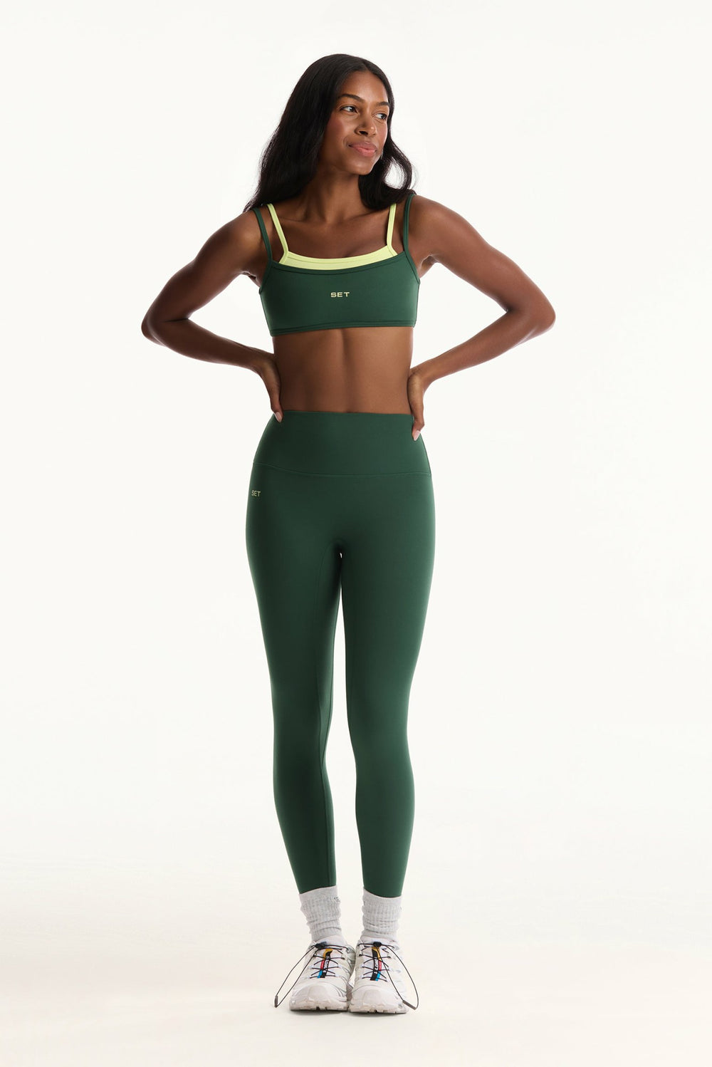 SET ACTIVE Outlet | FORMCLOUD® CLOUD HIGH-RISE LEGGINGS - AGAVE 818 1.0
