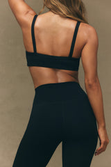 SET ACTIVE US | SPORTBODY® SPORTY SCOOP BRA - ONYX